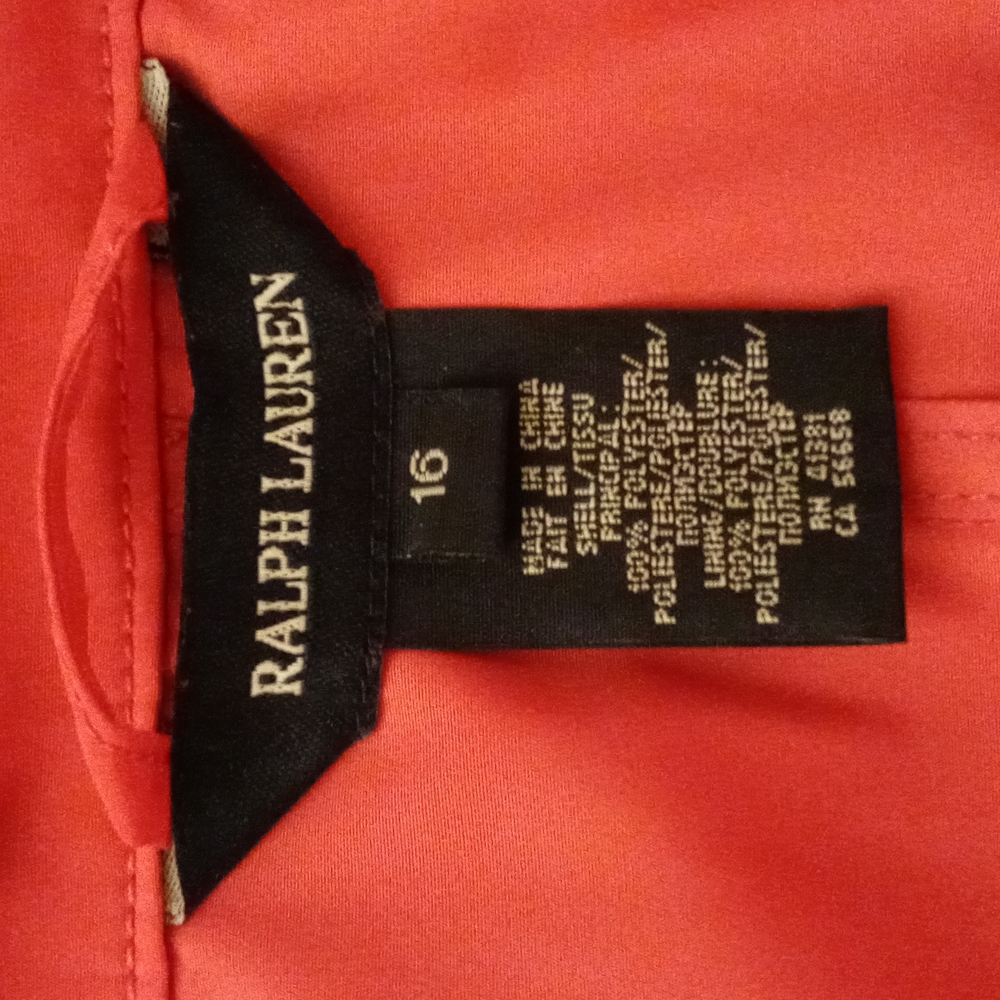 ๐ดSOLD๐ด๐Swiss Exclusive RARE Ralph Lauren๐ - Fuchsia Peplum Raincoat - Picture 3 of 16